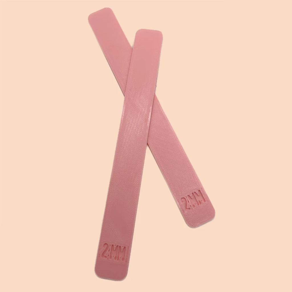 Guía de profundidad 2mm para pendientes de arcilla polimérica (2uds)