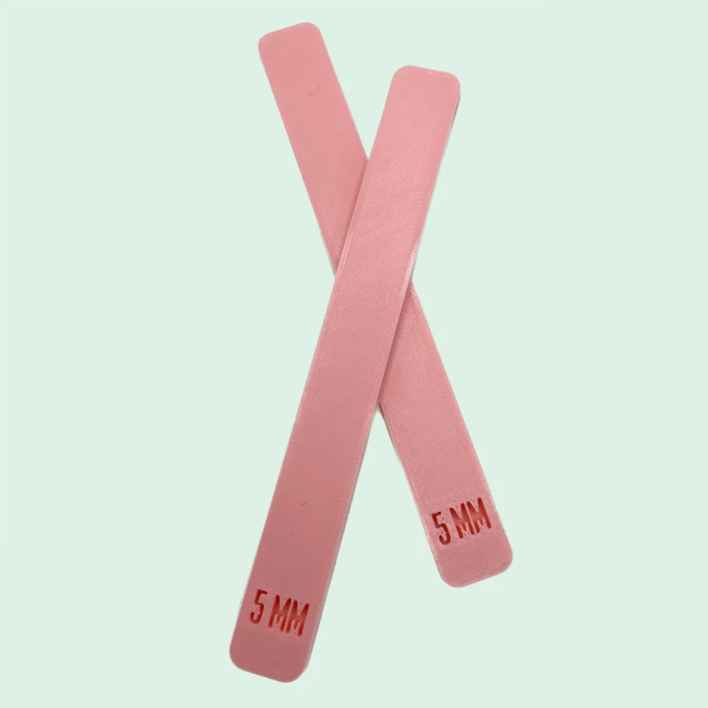 Guía de profundidad 5 mm para pendientes de arcilla polimérica (2uds)