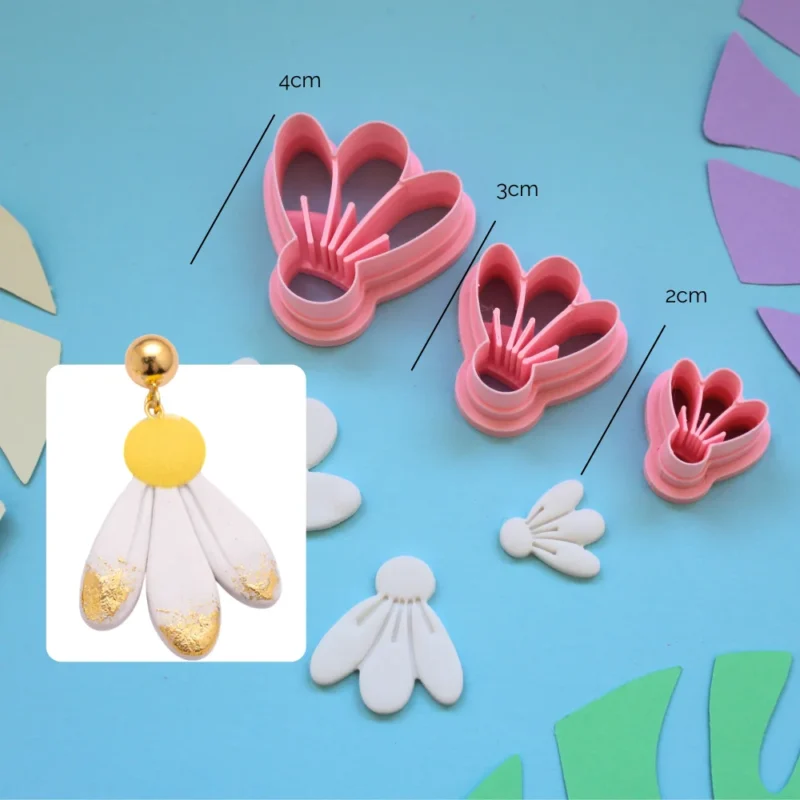 cortador margarita para pendientes de arcilla polimérica