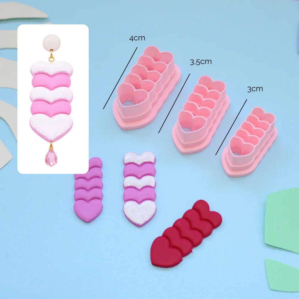 Cortador corazones arcilla polimerica