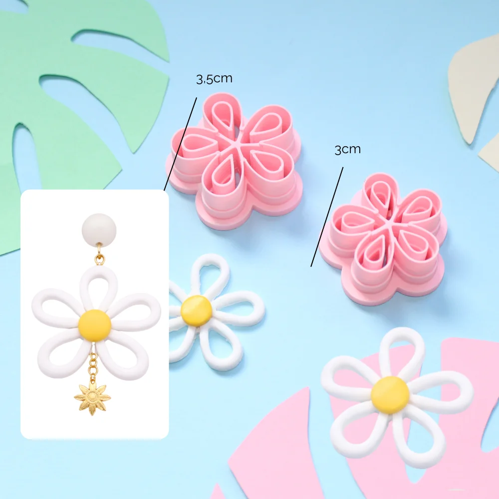 Cortador margarita arcilla polimerica