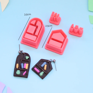 cortador estantería con libros