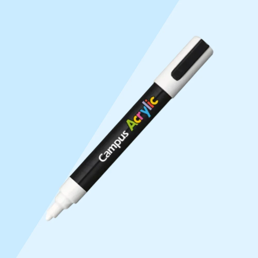 rotulador acrilico blanco