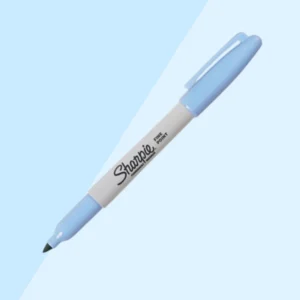 Rotulador Permanente Azul Pastel