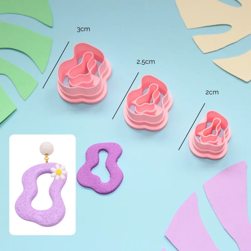 cortador formas pendientes arcilla polimerica