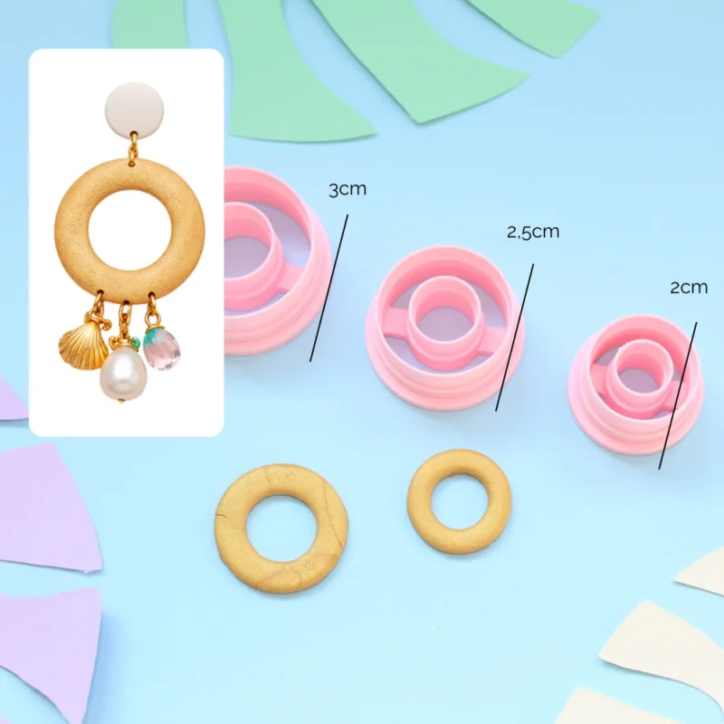 cortador circulo arcilla polimerica