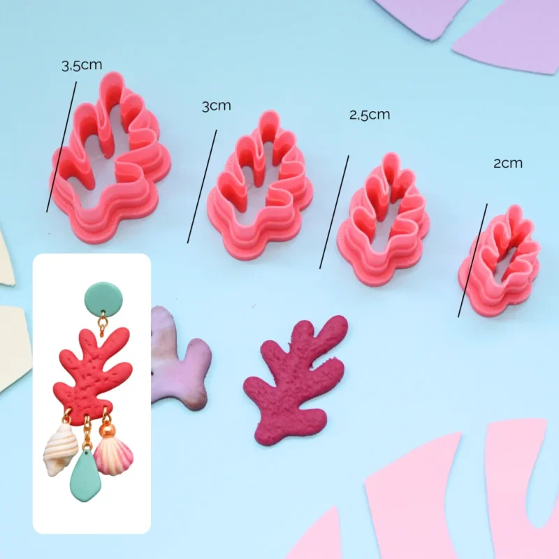 cortador coral arcilla polimerica