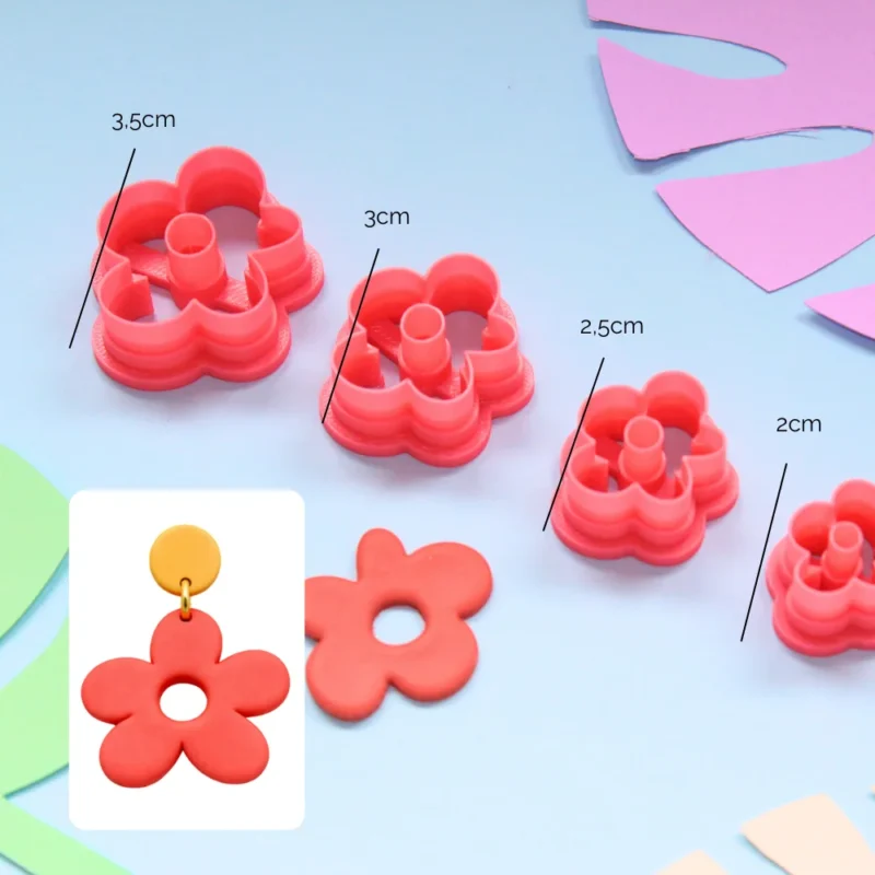 cortador flor fimo