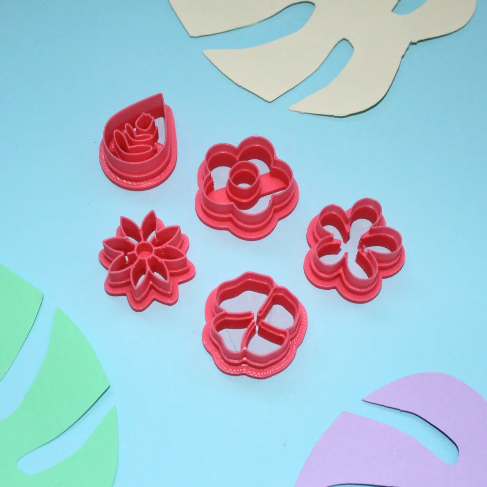 pack flores cortadores para arcilla polimerica