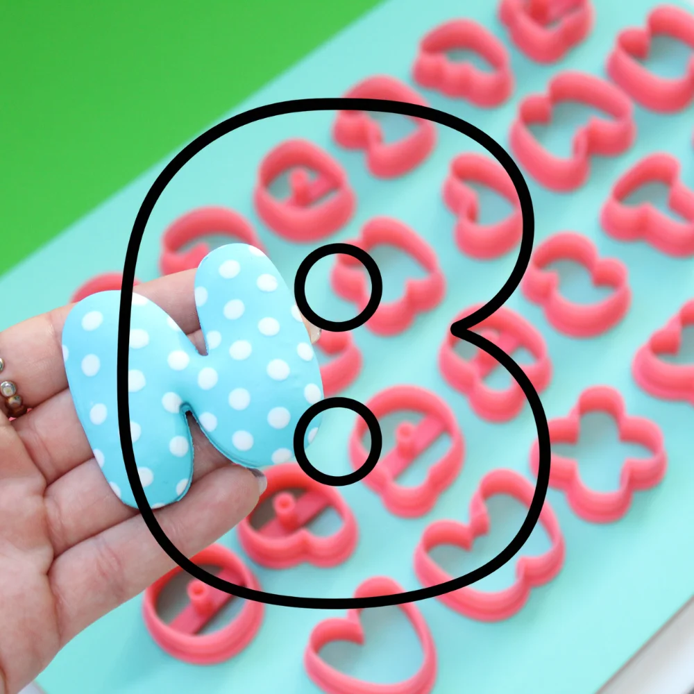 Cortador Letra B | Bubble Gum