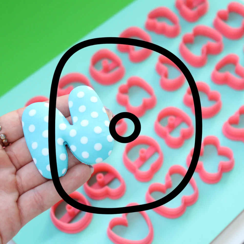 Cortador Letra D | Bubble Gum