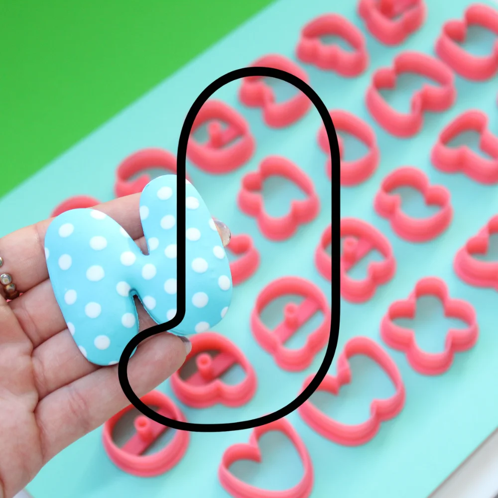 Cortador Letra J | Bubble Gum