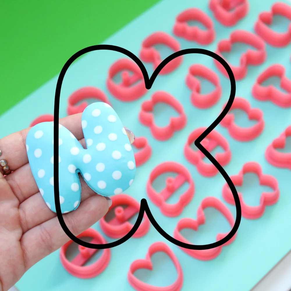 Cortador Letra K | Bubble Gum