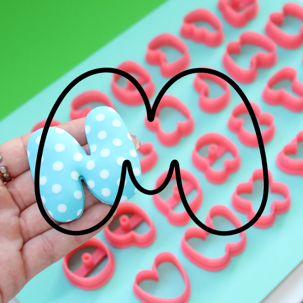Cortador Letra M | Bubble Gum