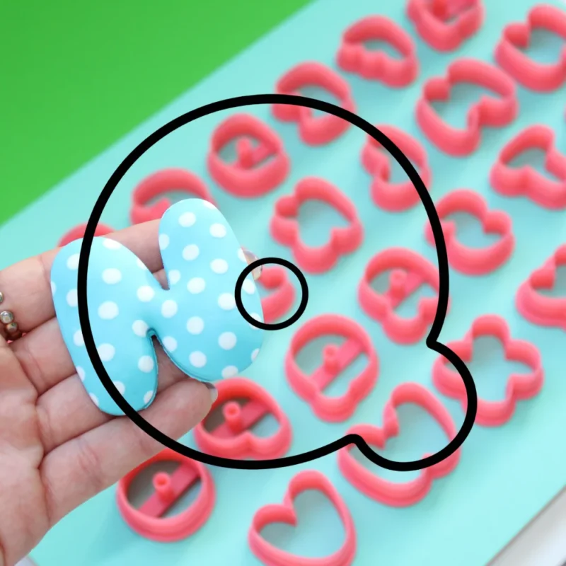 Cortador Letra Q | Bubble Gum