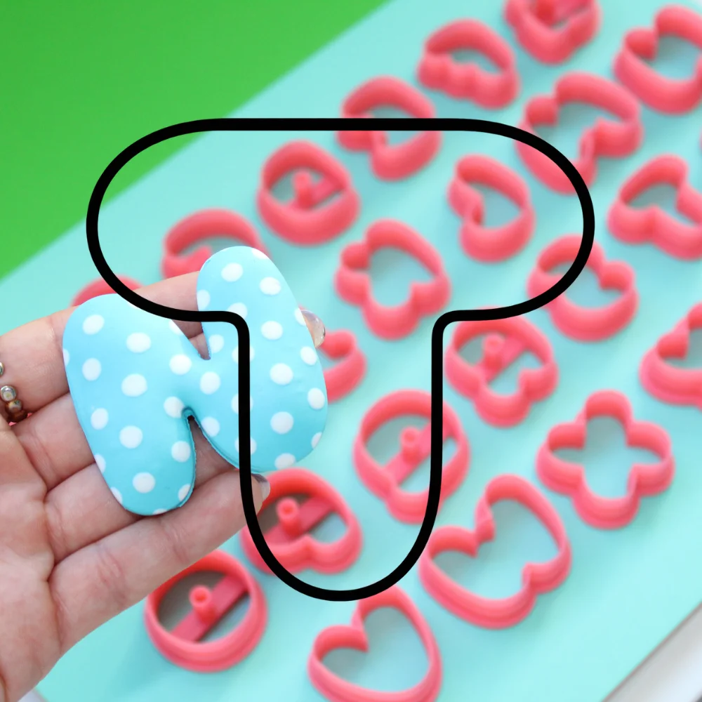 Cortador Letra T | Bubble Gum