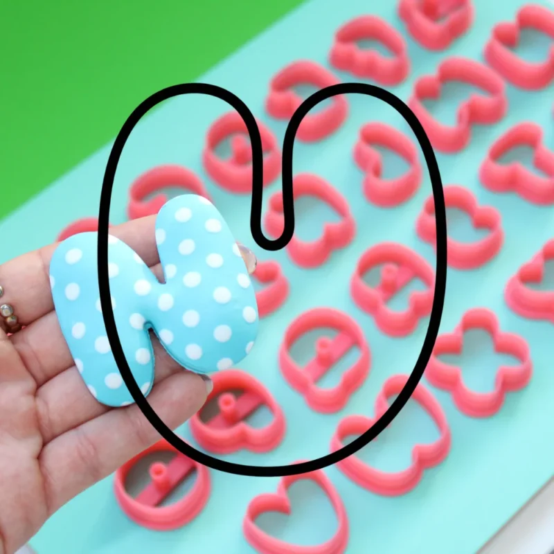 Cortador Letra U | Bubble Gum