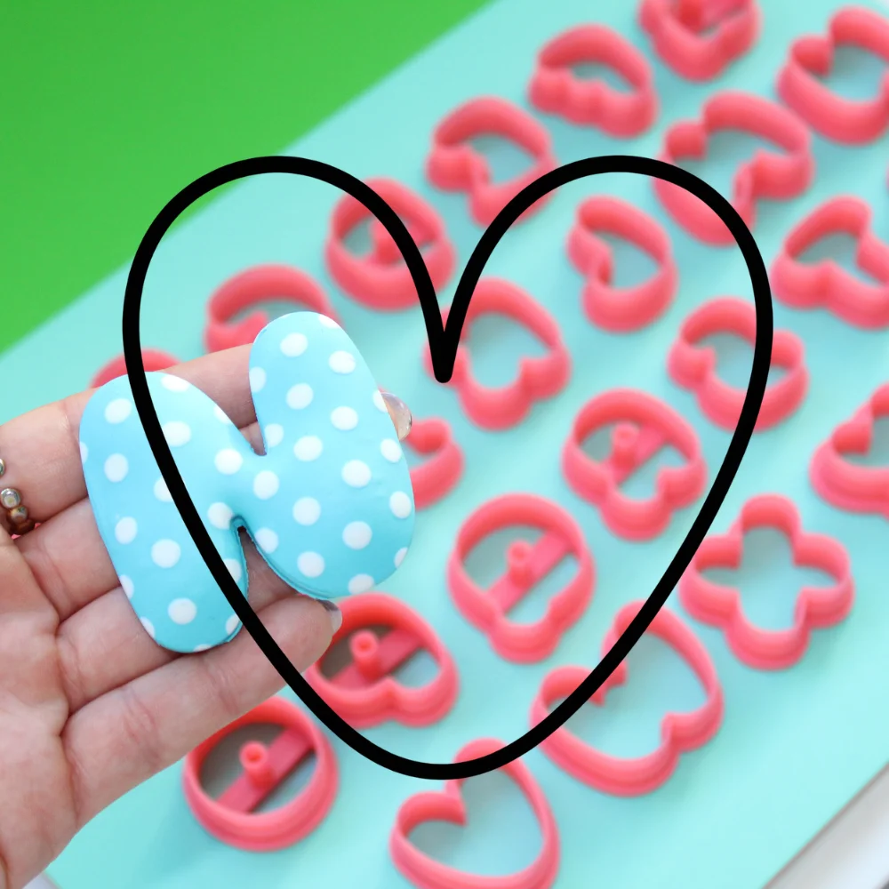 Cortador Letra V | Bubble Gum